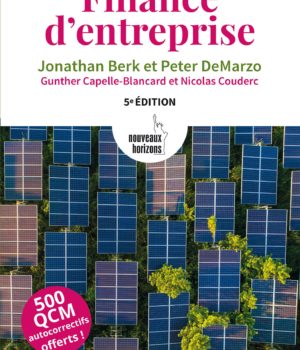 Première de couverture du livre Finance d'entreprise 5e édition