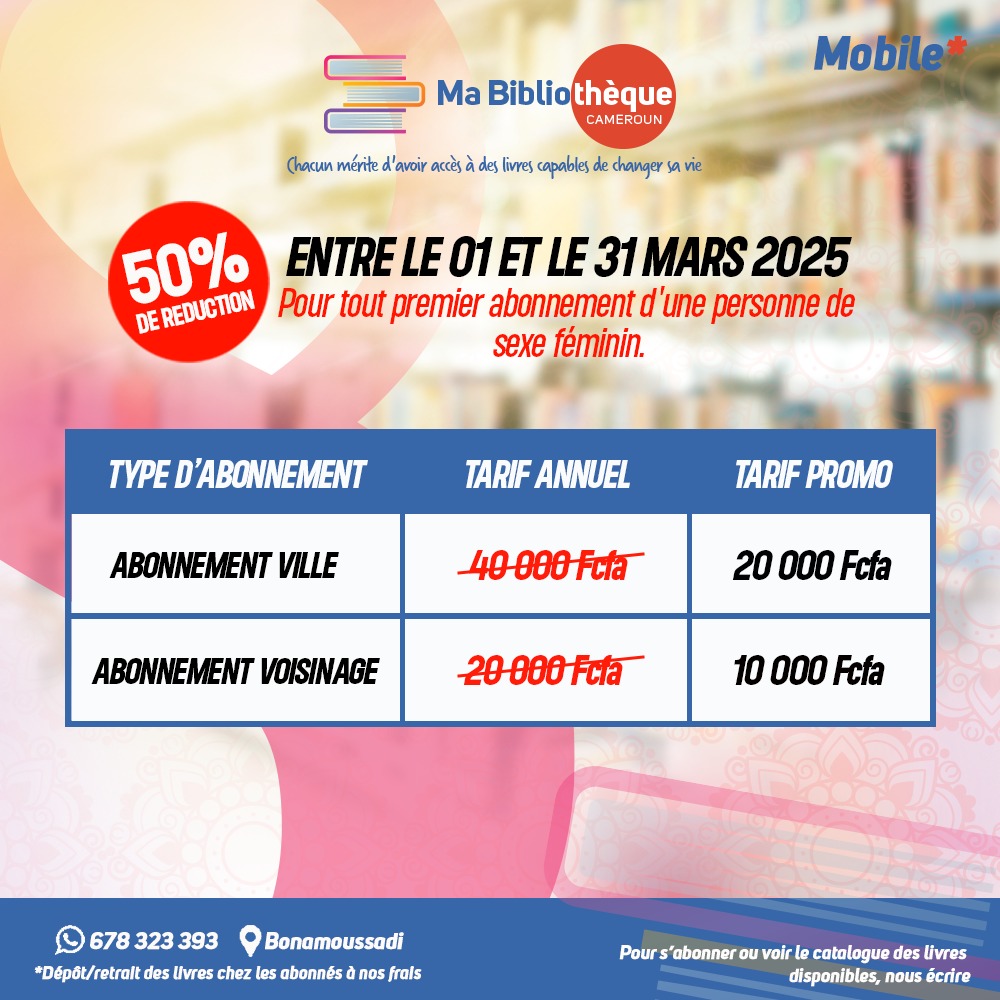 Promotion du Mois de Mars 2025